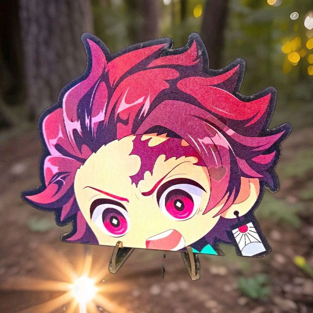 Tanjiro Kamado Demon Slayer Kimetsu no Yaiba 3D Motion Lenticular Decal Sticker